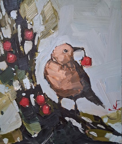 Pretty oil painting - painting, on