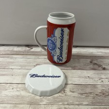Budweiser Stein And Coaster