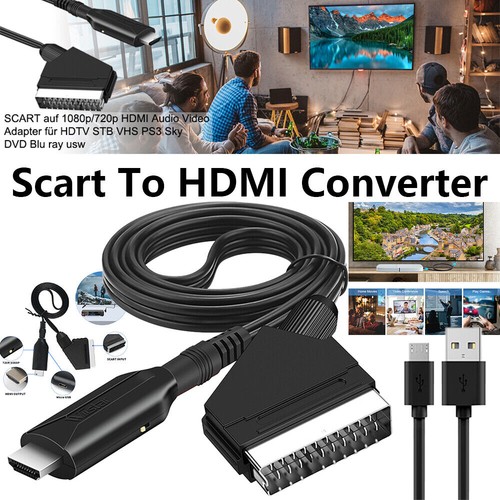 Scart hdmi converter audio - to,