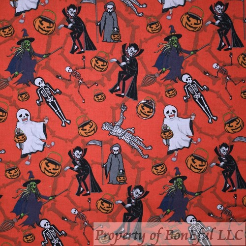 Boneful cotton quilt red - boneful, fq