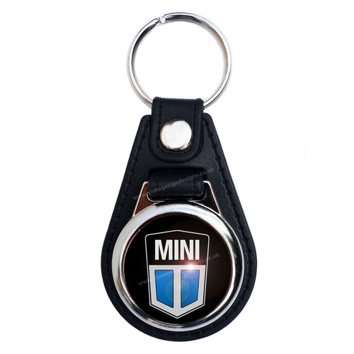 Mini faux leather key - key, /