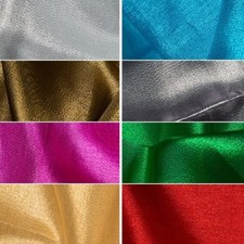 Metallic Organza Fabric Dress Bridal Occasion Craft 150cm Wide Organdie Costume