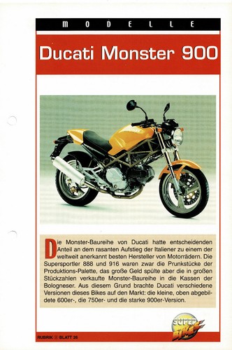 Ducati monster 900 - ducati,
