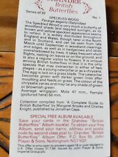 Grandee Cigarette/Cigar Cards BRITISH BUTTERFLIES Set of 32 