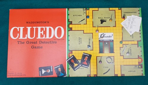 Vintage 1965 cluedo - vintage,