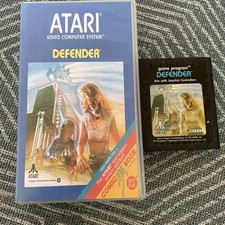 Defender - Atari 2600 - Original Game w Replacement Case - Tested & Works -c pic