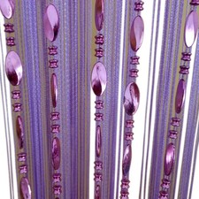 ZiDeTang Beaded Door Curtain Décor Sheer Tassel Closet Drapes Room Divider Curta