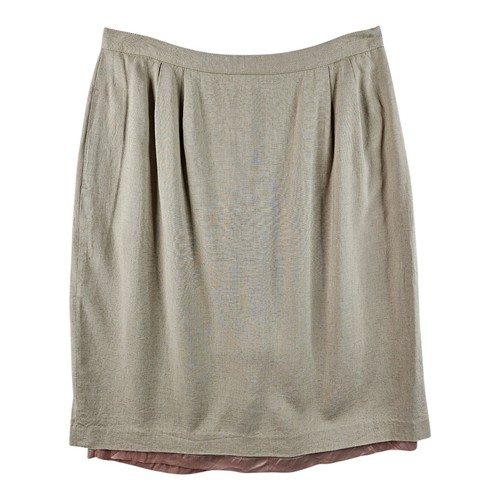 Vintage linen pleated - linen,