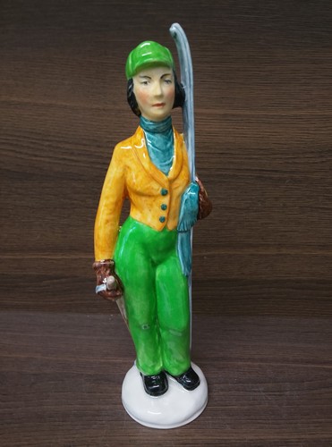 Rare midwinter skier figure - skier,
