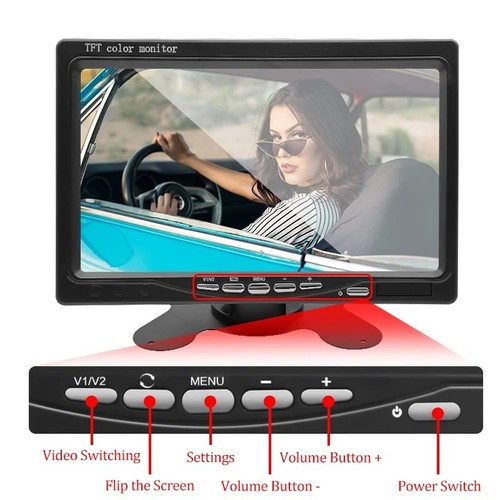 Tft lcd rear view monitor - tft,