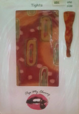 Vintage Pop My Cherry Seventies Hippie Boho Chic Tights
