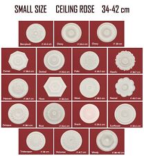 ✨Smal Size Ceiling Rose-Polystyrene White Easy Fit Lightweight-34cm to 42cm✨