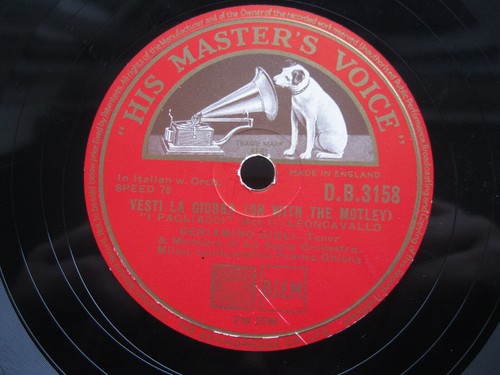 Beniamino gigli 78 rpm - 78,