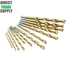 HSS Metal Drill Bit Tin Titanium Metric 1-13mm in 0.1mm Imperial 1/16" -1/2"