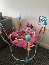 Disney minnie mouse jumperoo bouncer baby toy jumping by bright starts used