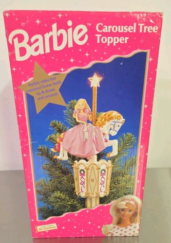 Christmas barbie rotating - barbie,