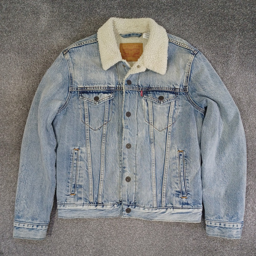 Levi sherpa trucker denim - levi's,