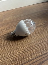 rotating LED disco light bulb