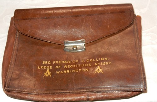 Vintage masonic jewel case - masonic,