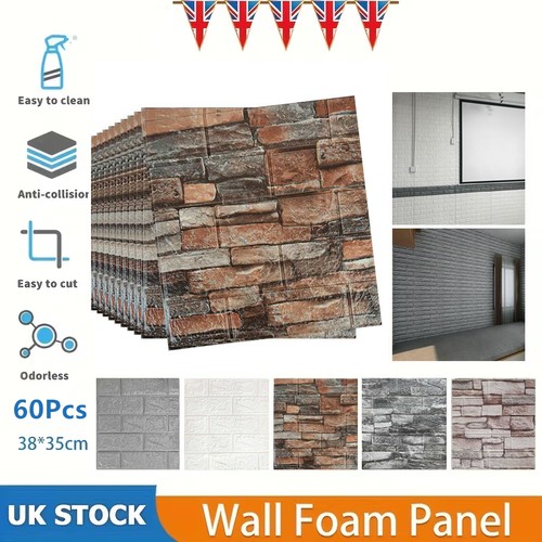 60pcs foam wall - foam, panels