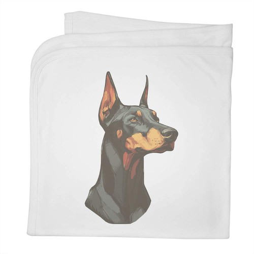 Doberman dog portrait - 'doberman,