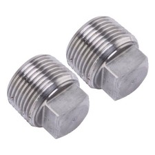2Pcs 3/4 NPT Stainless Steel Marine Boat Garboard Hull Spare Drain Plug Hot