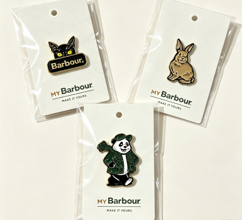 Barbour 3pcs animal enamel - barbour,