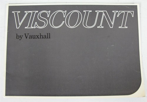 Vauxhall viscount car - vauxhall, sales