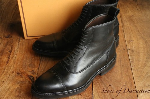 Barker black leather - barker, oxford