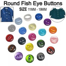 Round Fish Eye Buttons For