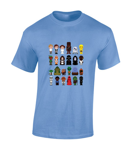 Pixel wars mens - t, shirt