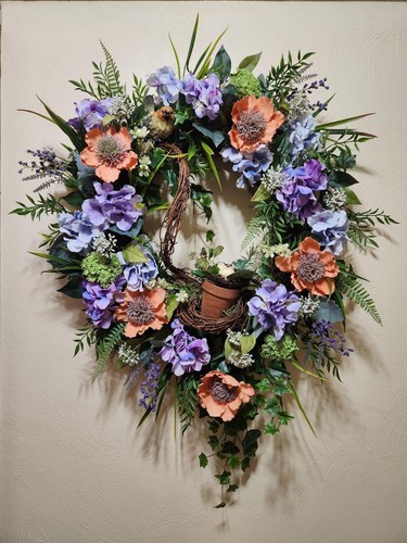 Enchanted garden wreath - enchanted,