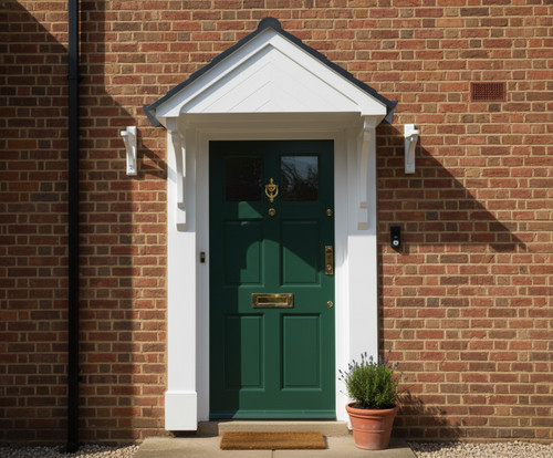 Grp over door canopy with - grp,