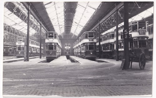 Vintage manchester tram - vintage,