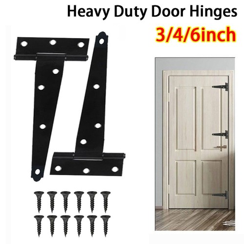 Metal door hinges - hinges, strap