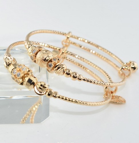 Gold filled baby girl balls - 9k,