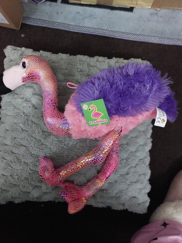 Toys pink flamingo cuddly - bj,