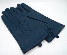 MARKS & SPENCER MEDIUM TEAL LEATHER LADIES GLOVES - NEW