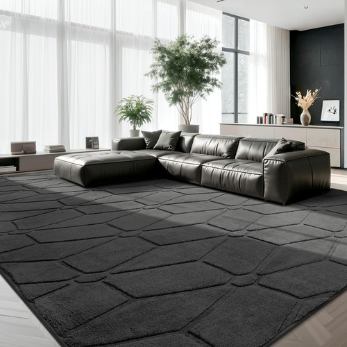 Large fluffy rug 160x230cm - large,