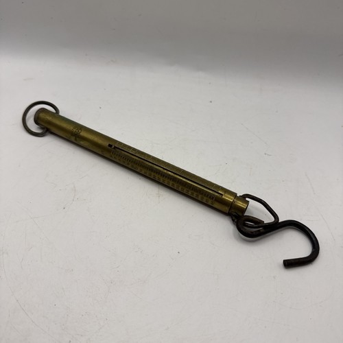 Vintage salter brass spring - vintage,
