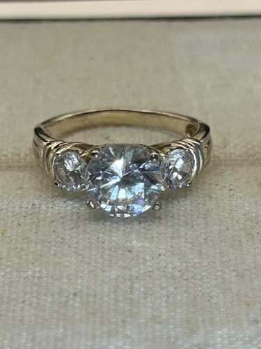 Sterling silver three - silver, three-stone