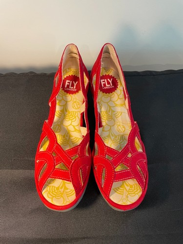 Fly london red suede - fly,