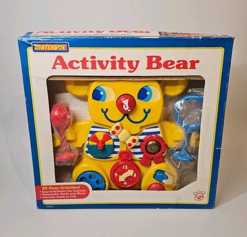 Vintage matchbox activity - activity, bear