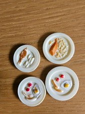 Vintage dolls house plates - vintage,