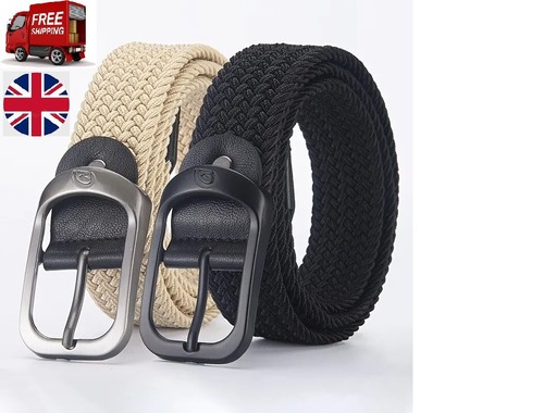 Woven elastic belt casual - belt,
