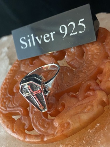 Solid silver coffin locket box - solid,