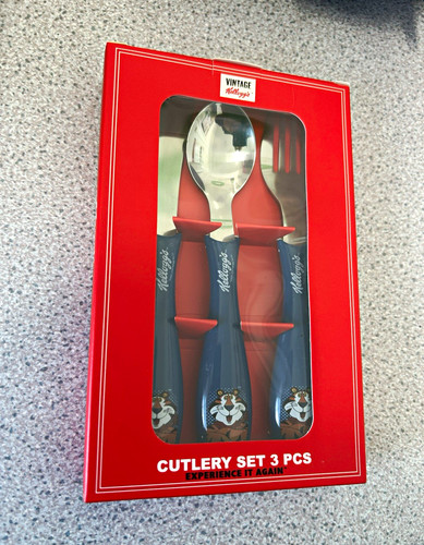 Kellogg vintage kids cutlery - vintage,