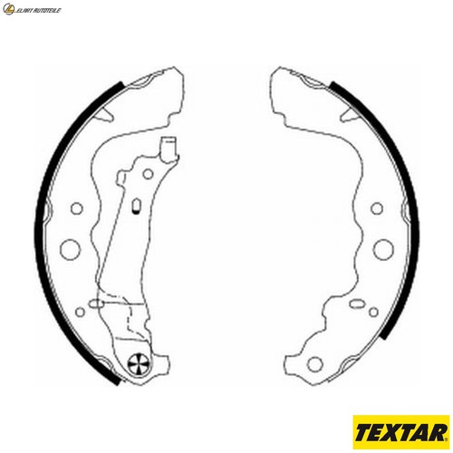 Brake shoe set 91069300 for - set,