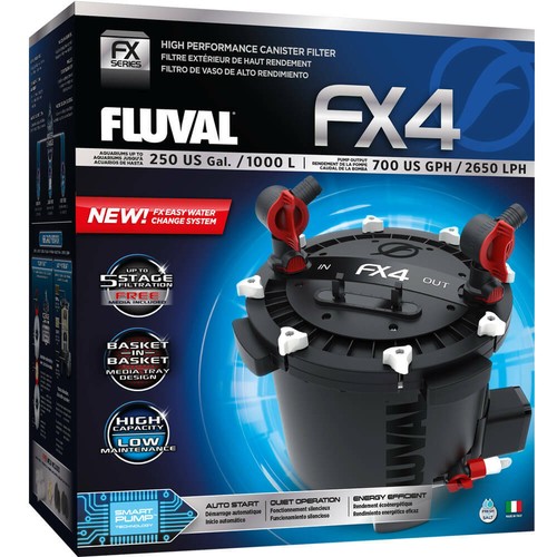 Fluval fx4 external filter - fluval,