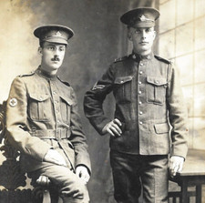WW1 RPPC Photo Two Canadian